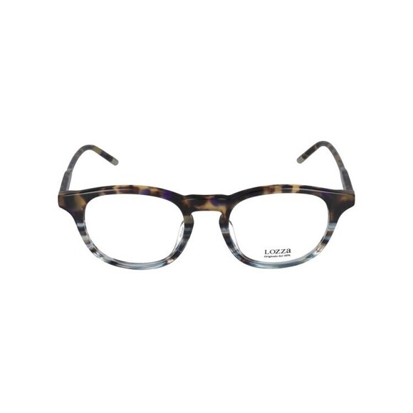 Lozza Eyeglasses Lozza Vl4238 0Wtg Avana Striata Blu Lucida 49/20/145 - NWT